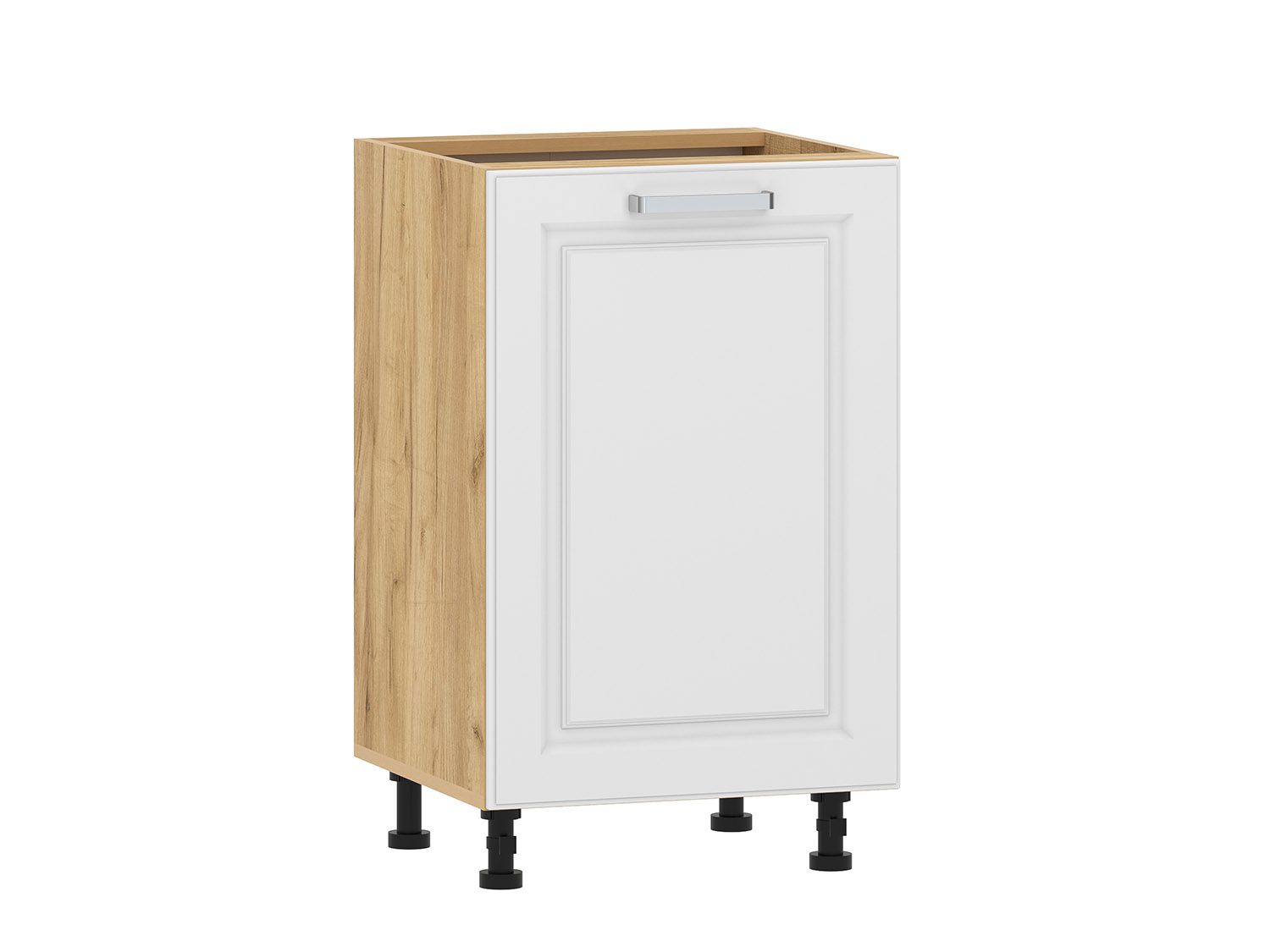 Вокс 100.01 500 тумба кухонная / Дуб крафт золотой/Меренга