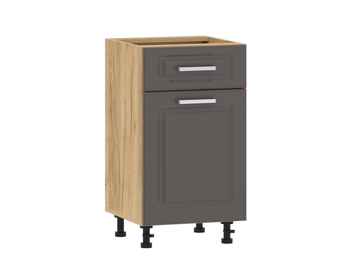 Вокс 100.08 450 тумба кухонная / Дуб крафт золотой/Графит