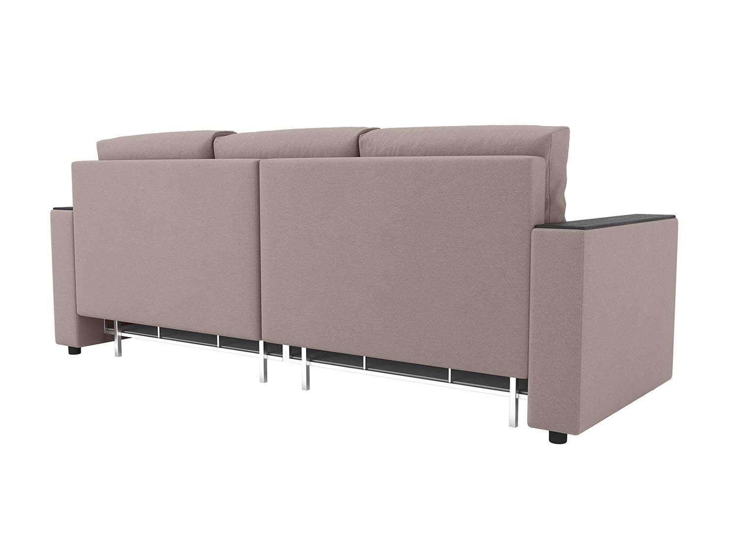 Гермес диван-кровать 3-х мест / велюр Parma 10 капучино