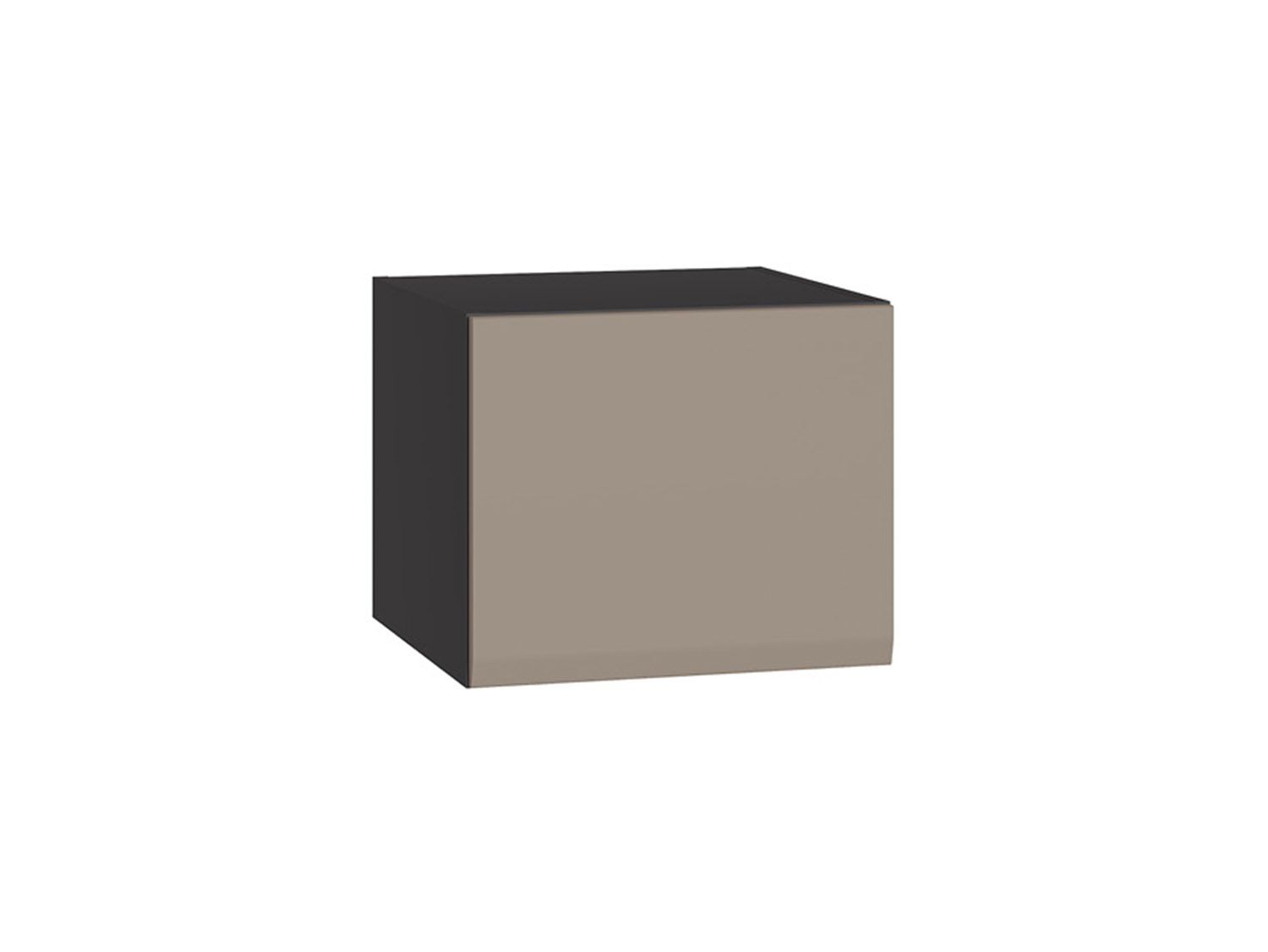 Сидней шкаф навесной 16.314.04 Антрацит / Капучино