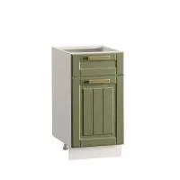 Софи стол 400 1 ящик 1 дверь Белый/Дуб Зелёный