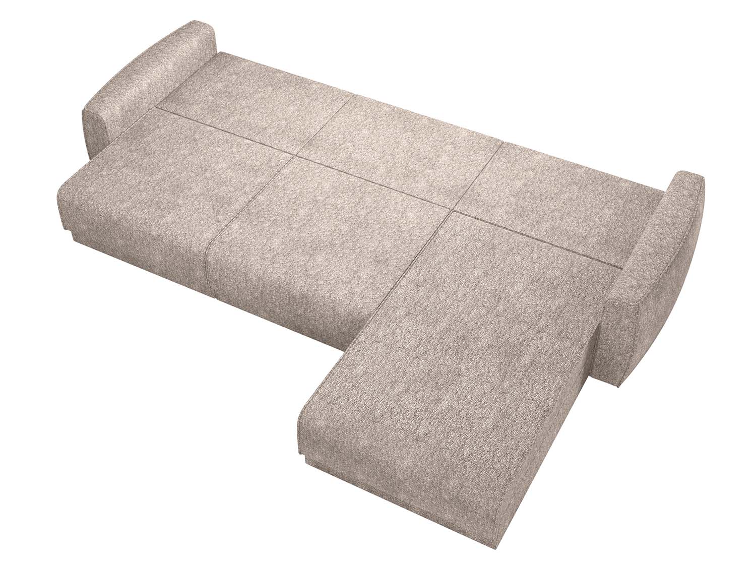 Женева 2SO2P диван-кровать угловой еврокнижка / велюр Bubble 12