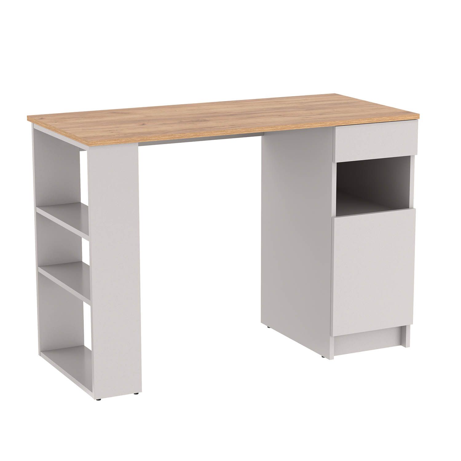 89.10 Прайм стол письменный кашемир / дуб золотой