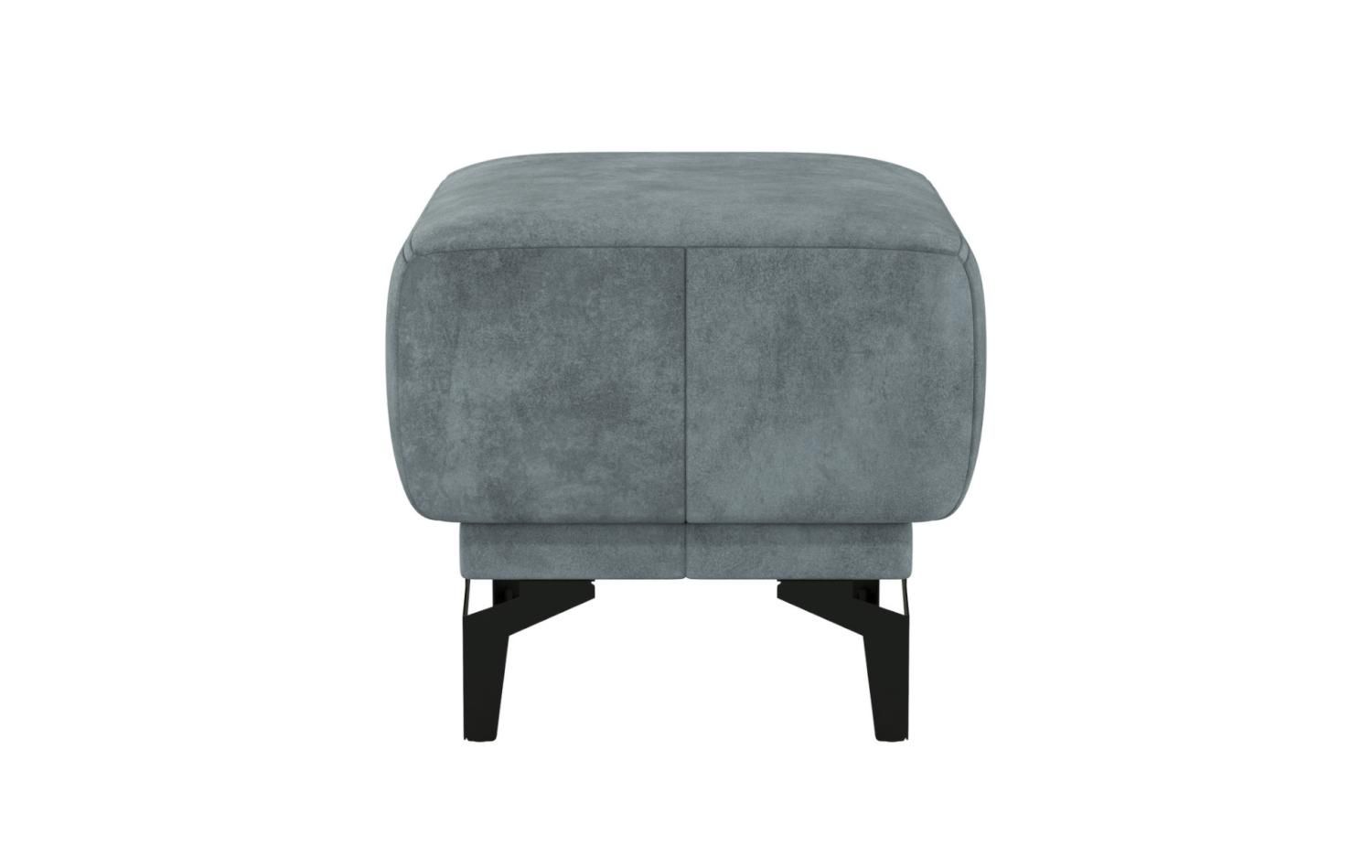 Одри пуф велюр сине-зеленый