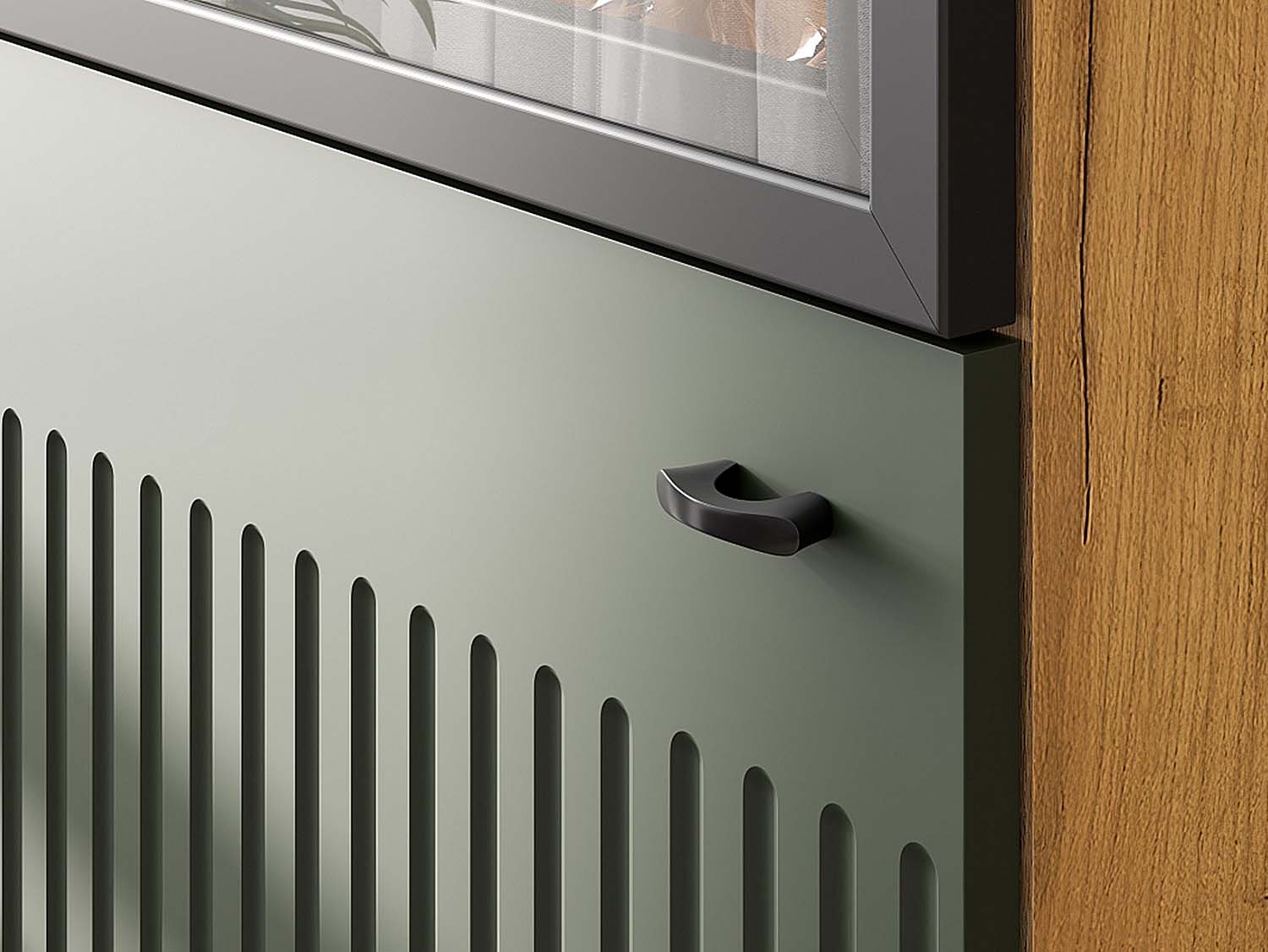 Милан тумба многофункциональная - Дуб Крафт золотой/Олива