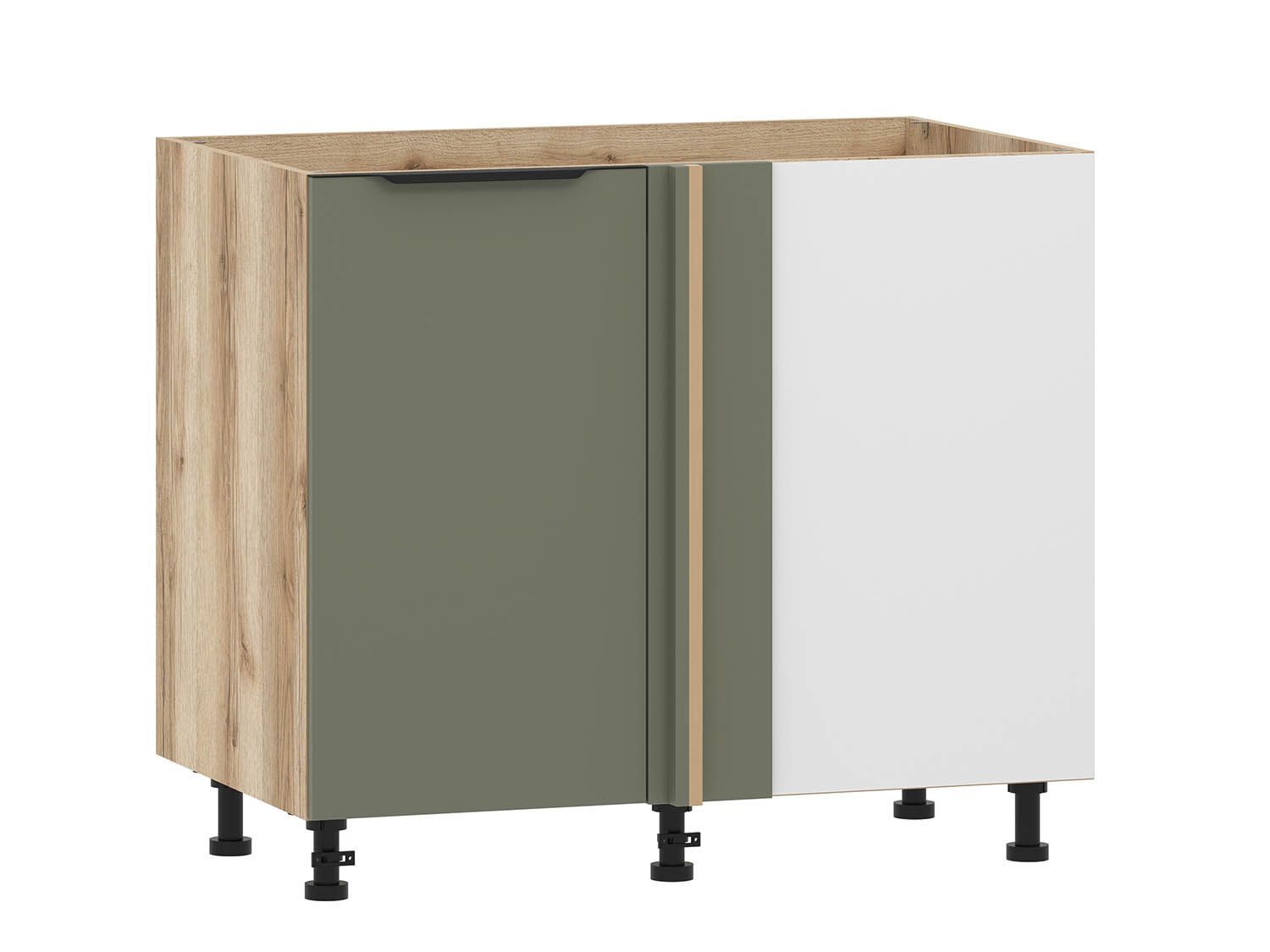 Норвуд 100.61.1000 тумба под мойку угловая Дуб Делано / Олива