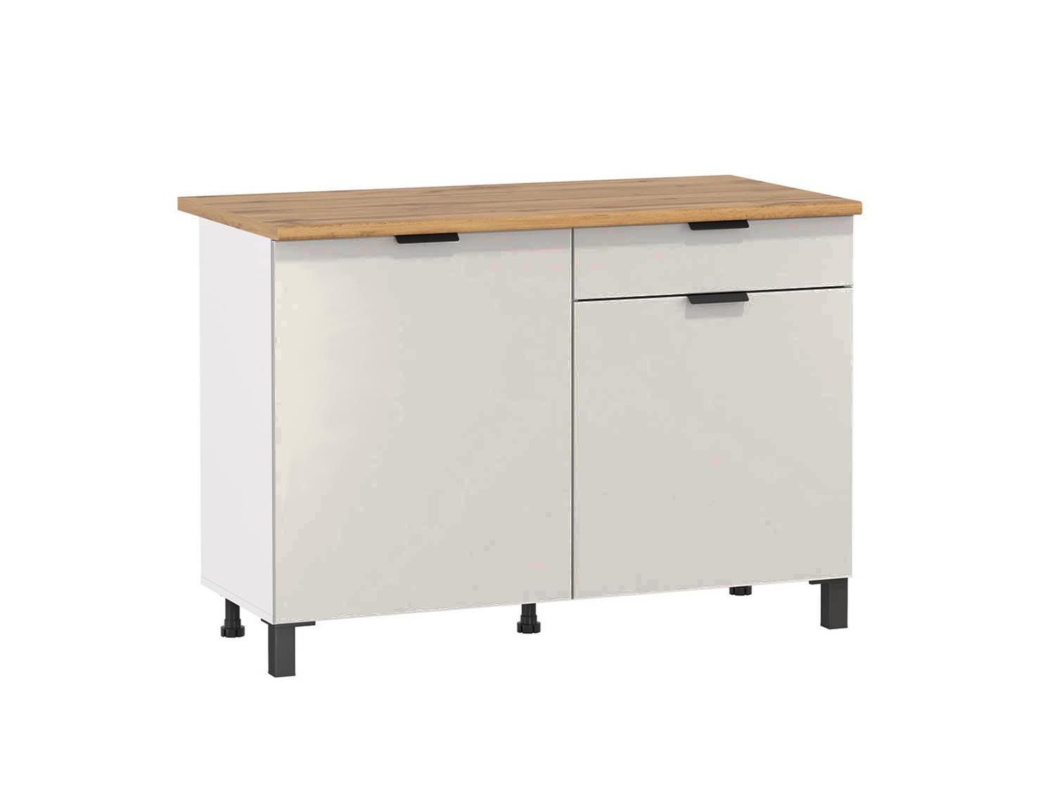 Венера стол 1200 / Белый/Кашемир