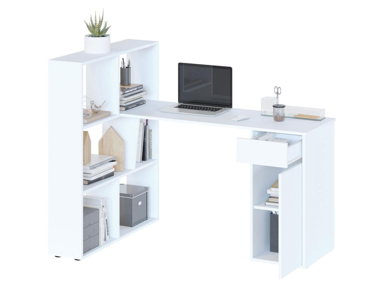 Стол письменный СПм-12 / Белый