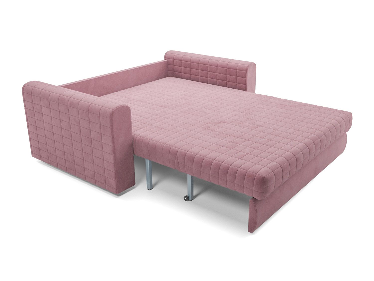 Диван Аккордеон Барон №5 велюр пудра НВ-178 18