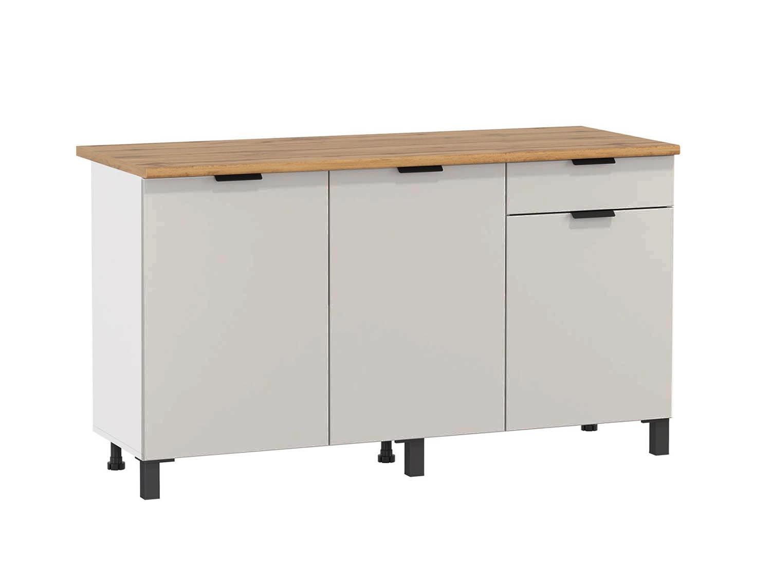 Венера стол 1500 / Белый/Кашемир