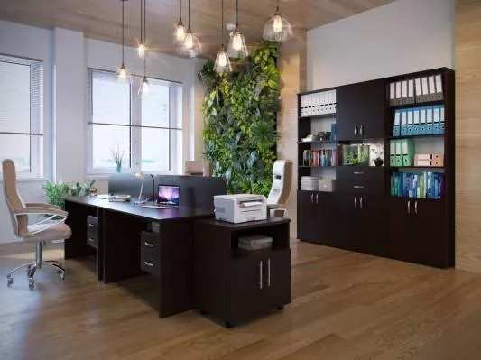 Стеллаж ШУ-41 Венге/Беленый дуб