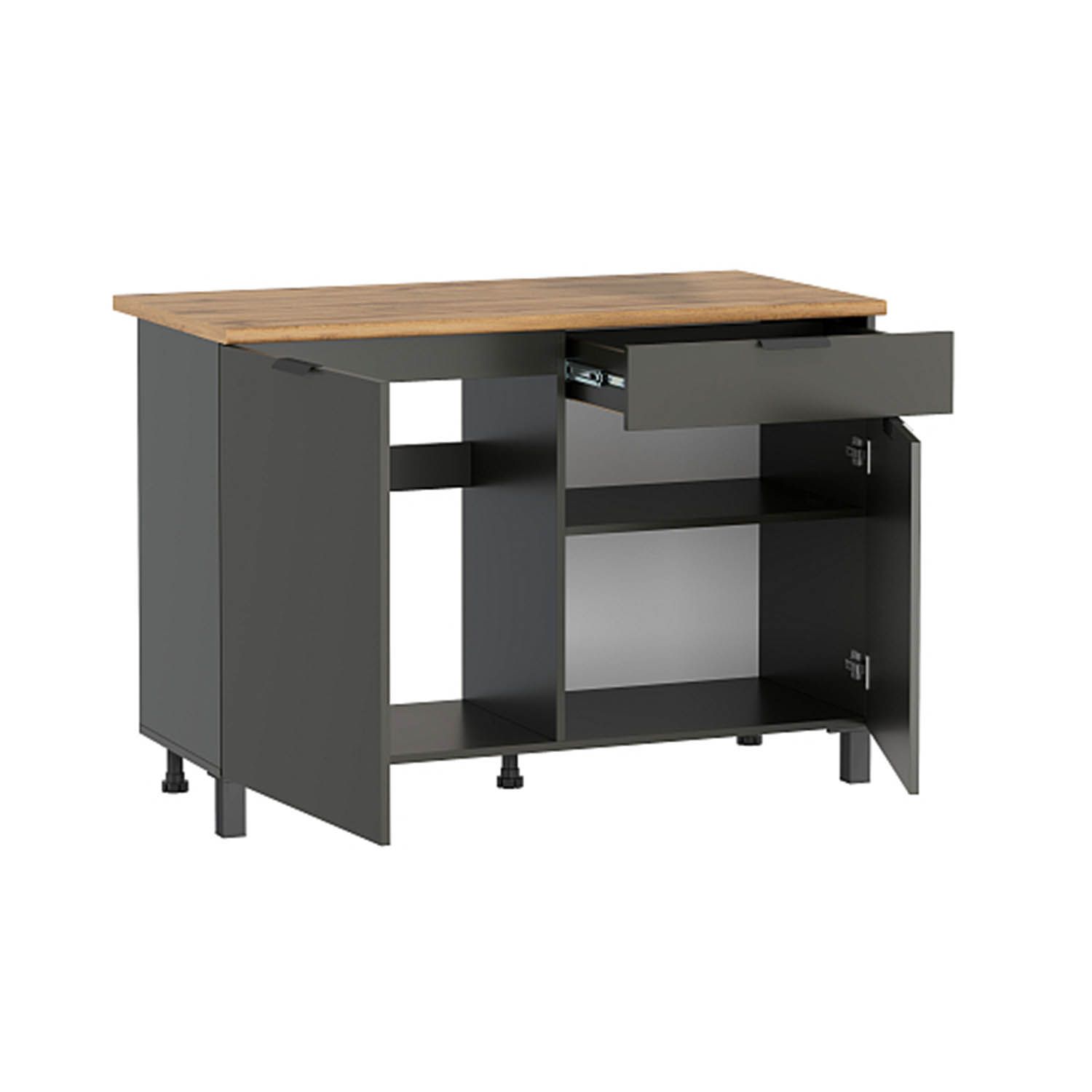 Венера стол 1200 / Диамант серый