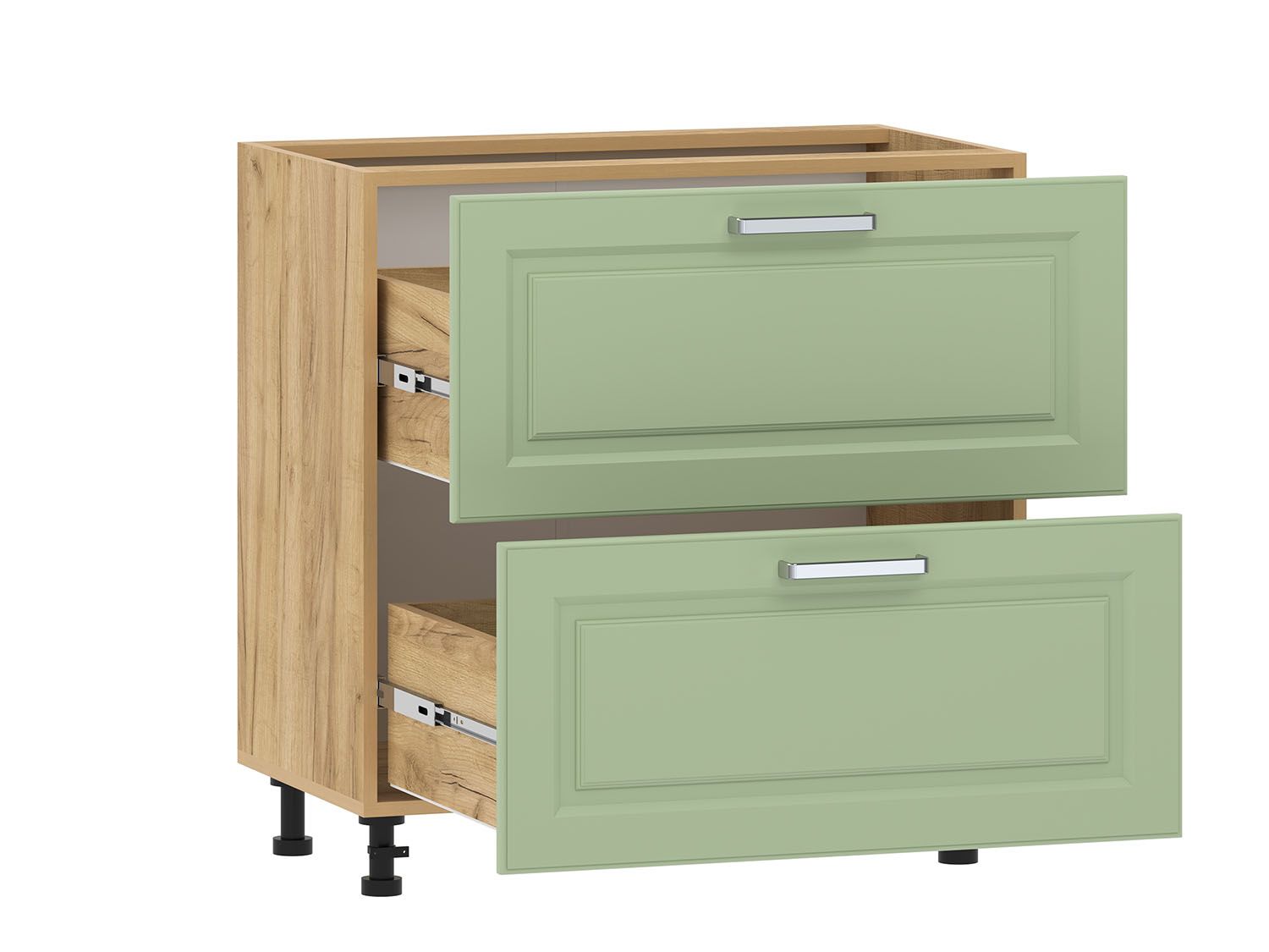 Кухня Вокс комплект 3 Дуб Крафт золотой / Фисташка