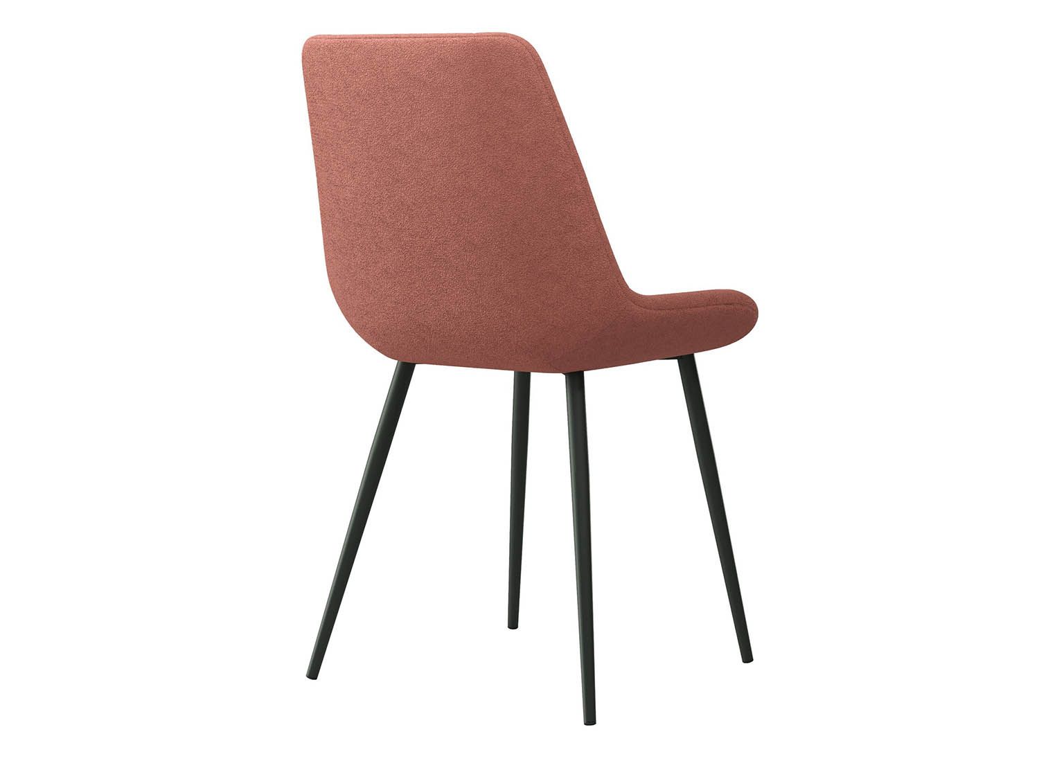 Николь стул велюр барни роуз / черный