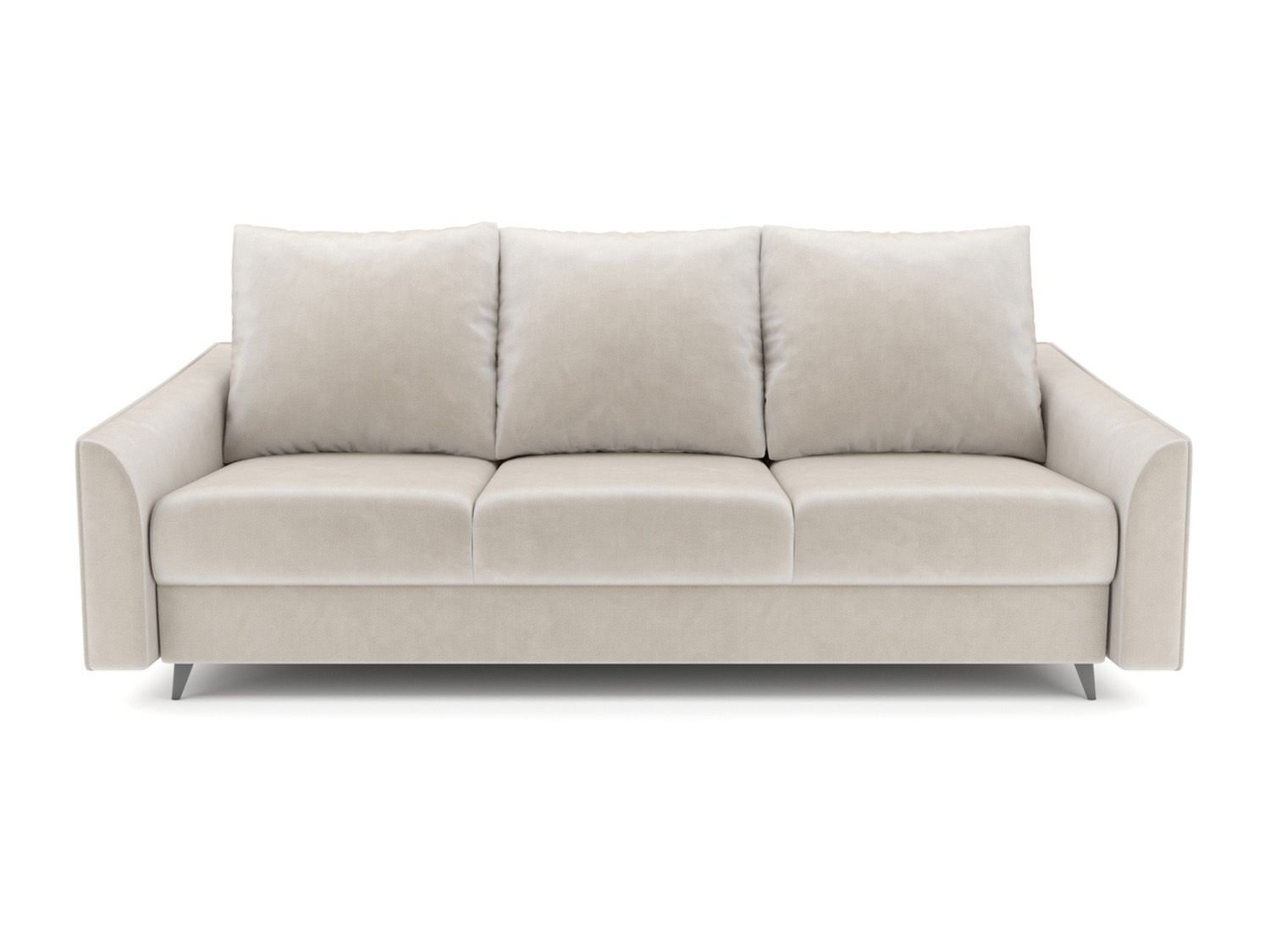 Диван Уэльс бархат бежевый STAR VELVET 6 LIGHT Beige