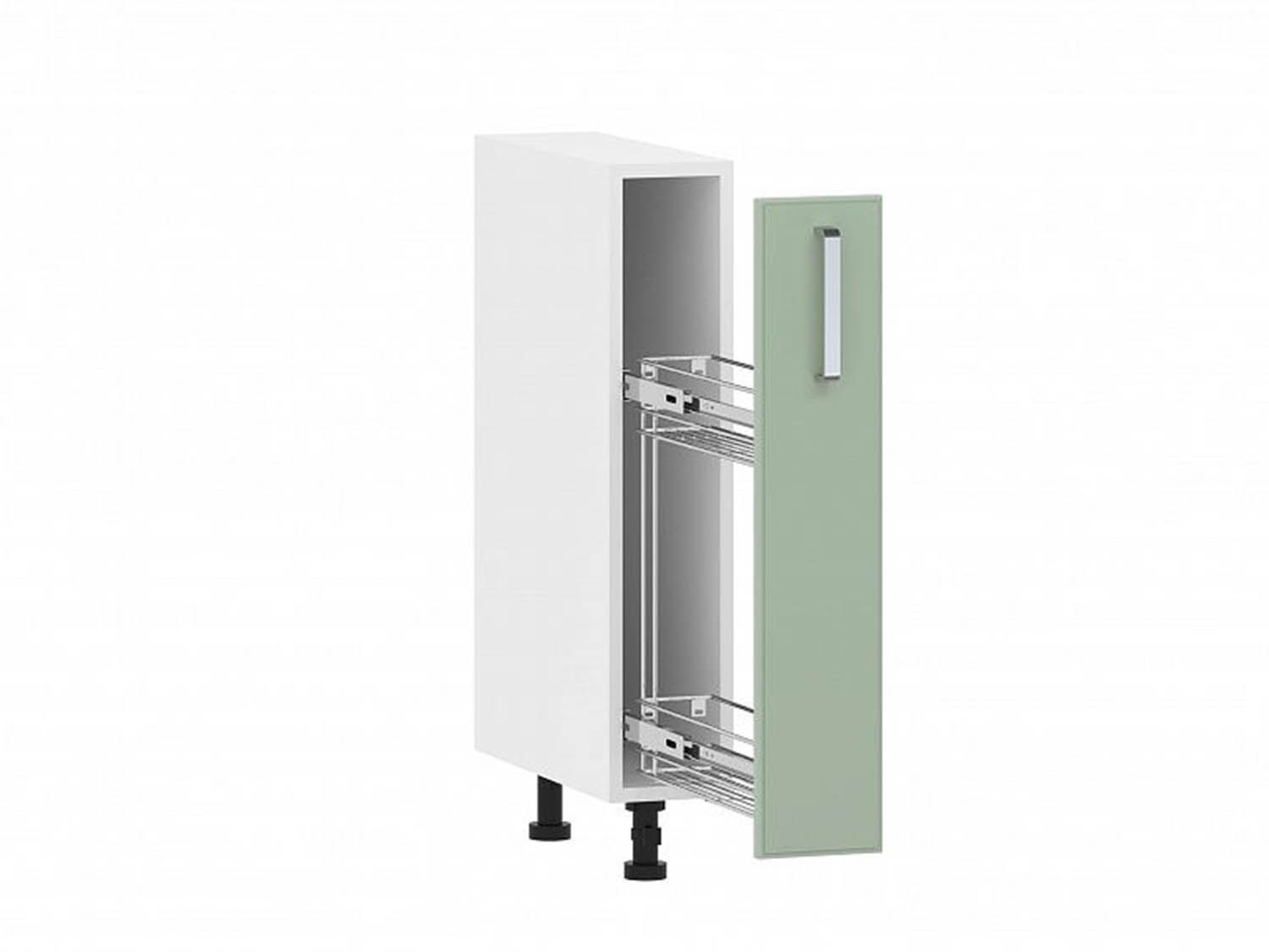 Вокс 100.13.150 тумба кухонная Белый / Фисташка