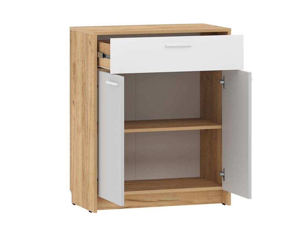 Прихожая Нортон 2 Дуб крафт золотой/белый/серый камень