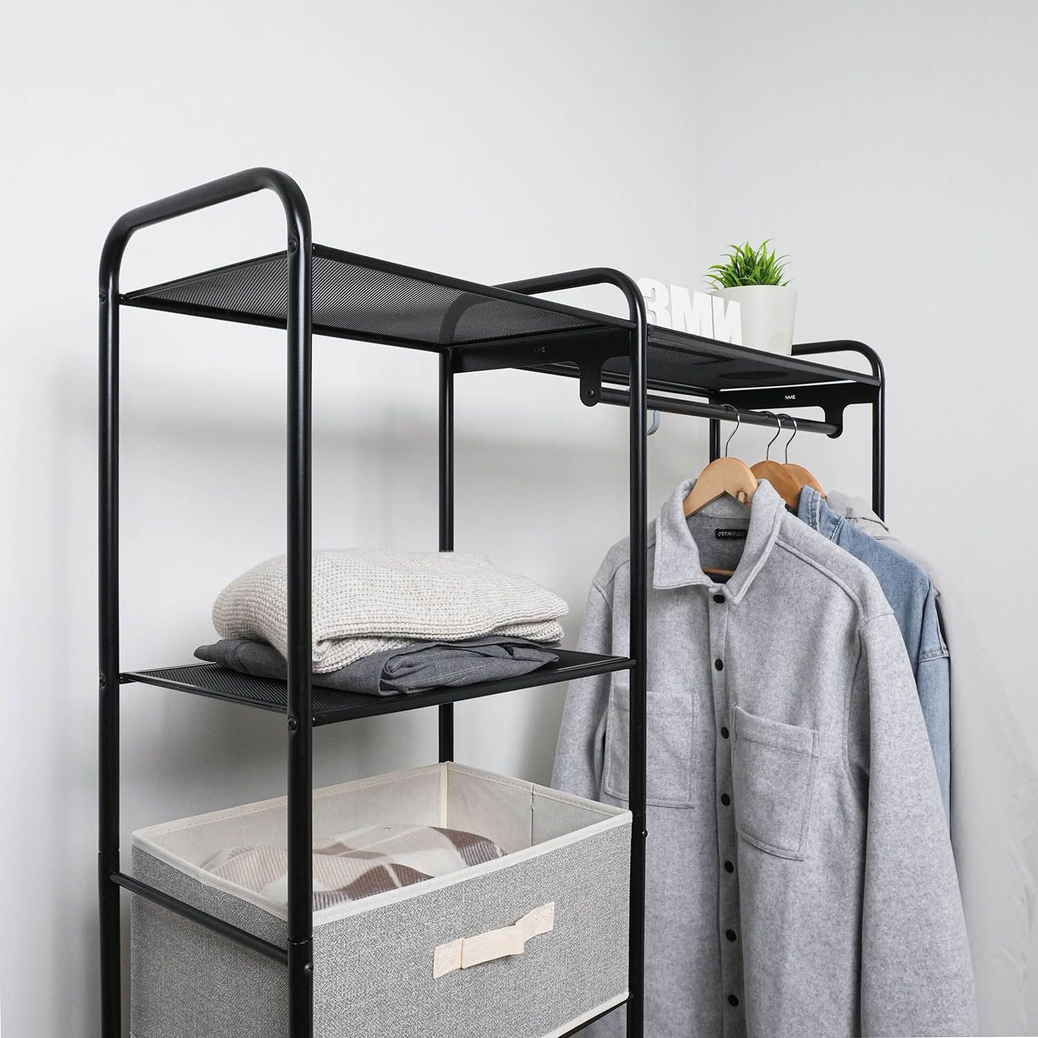 Гардеробная система Валенсия 1 Черный