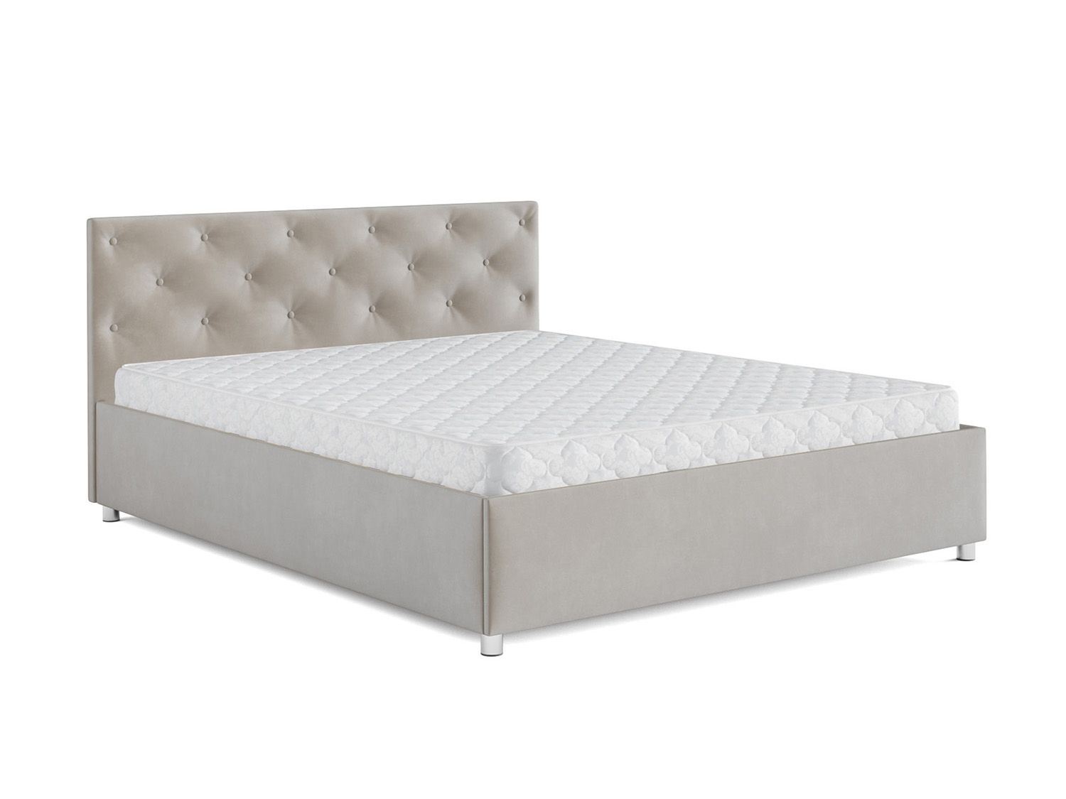 Кровать Классик бархат бежевый STAR VELVET 6 BEIGE 160