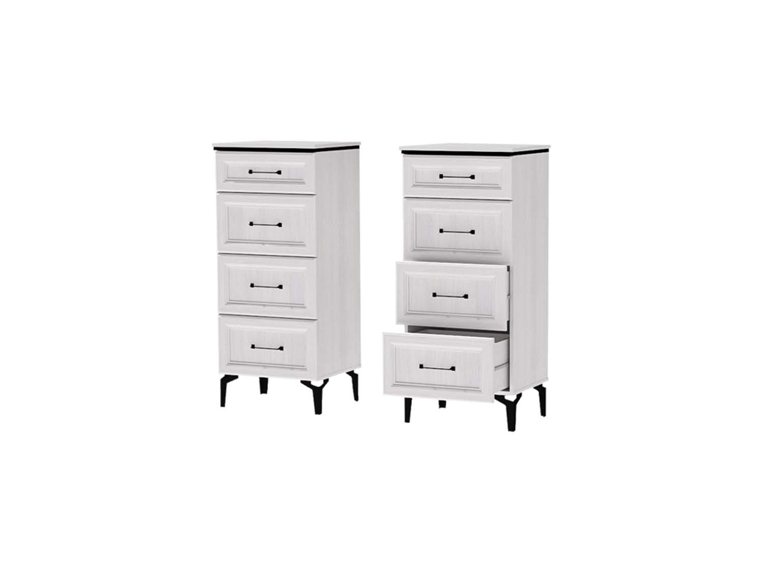 Шарм комод К-4 - Ясень Анкор светлый рамка