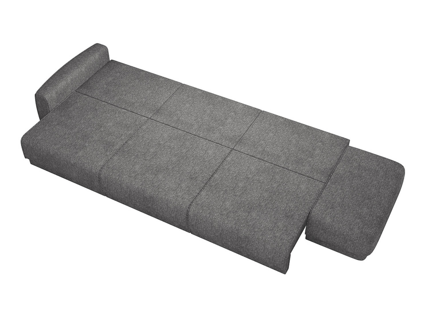 Женева 3SPF ПРАВЫЙ диван-кровать еврокнижка / Стоун