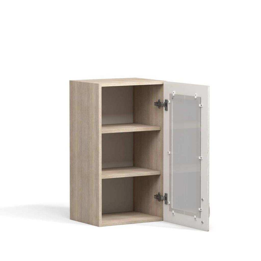 Анжелика шкаф навесной ШКН 400 В/ясень патина В 720