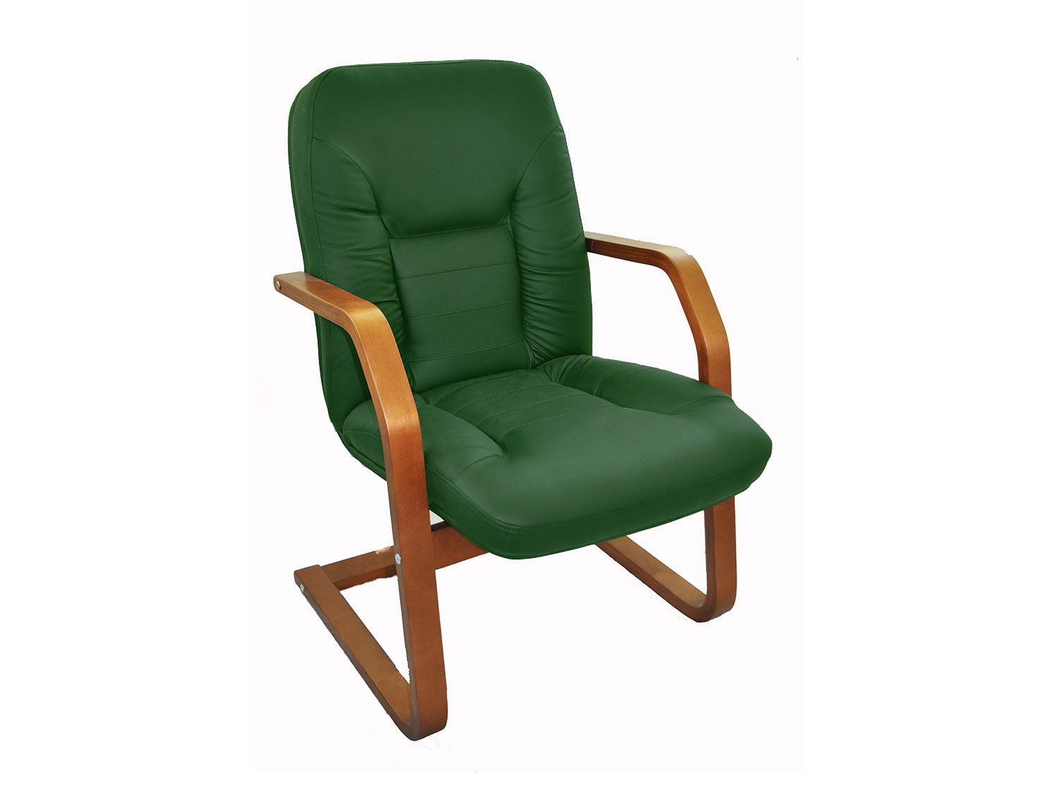 Кресло Танго 2ДС светлый орех/зеленый