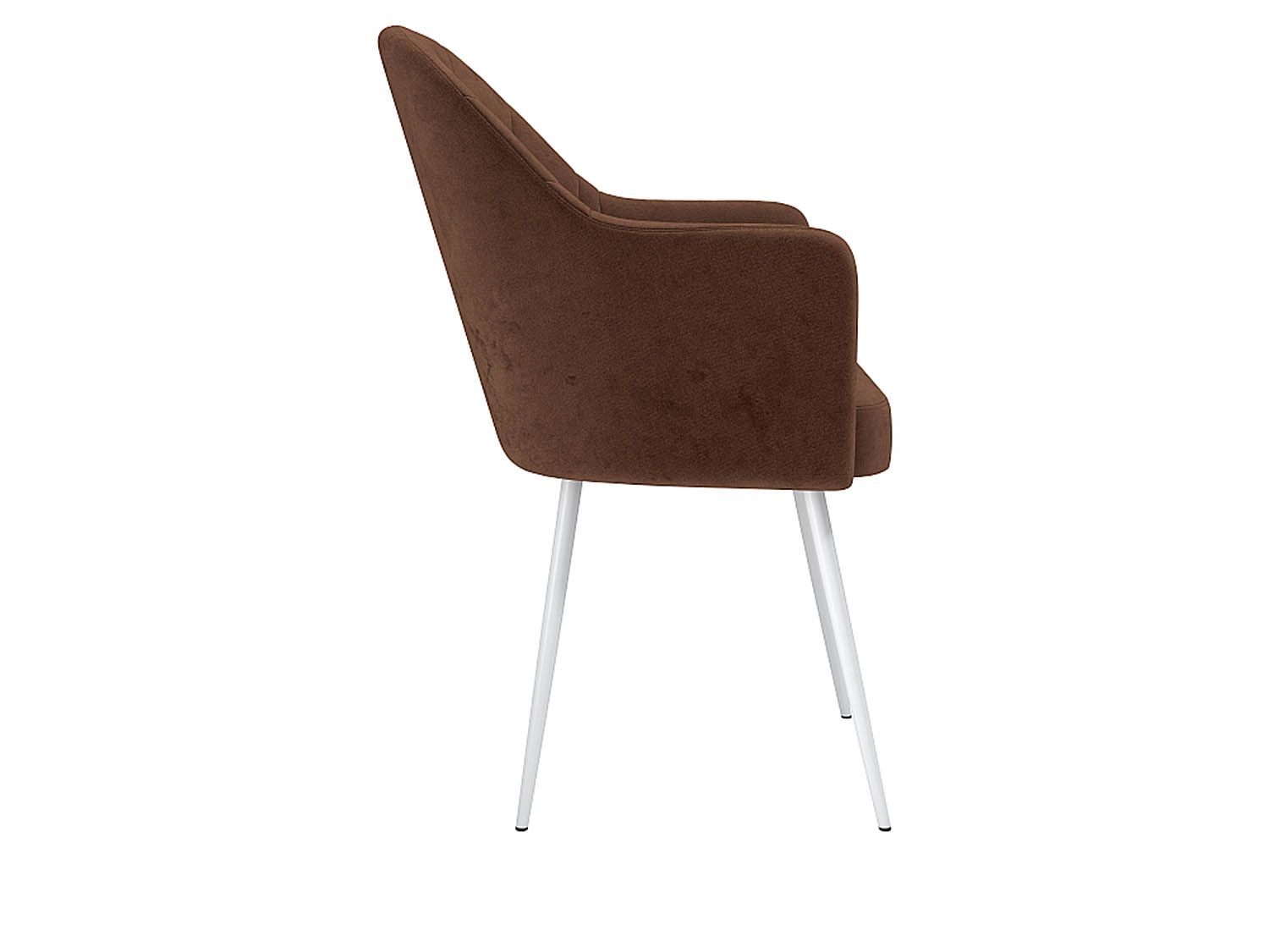 Киото Т стул велюр тенерифе шоколад / белый