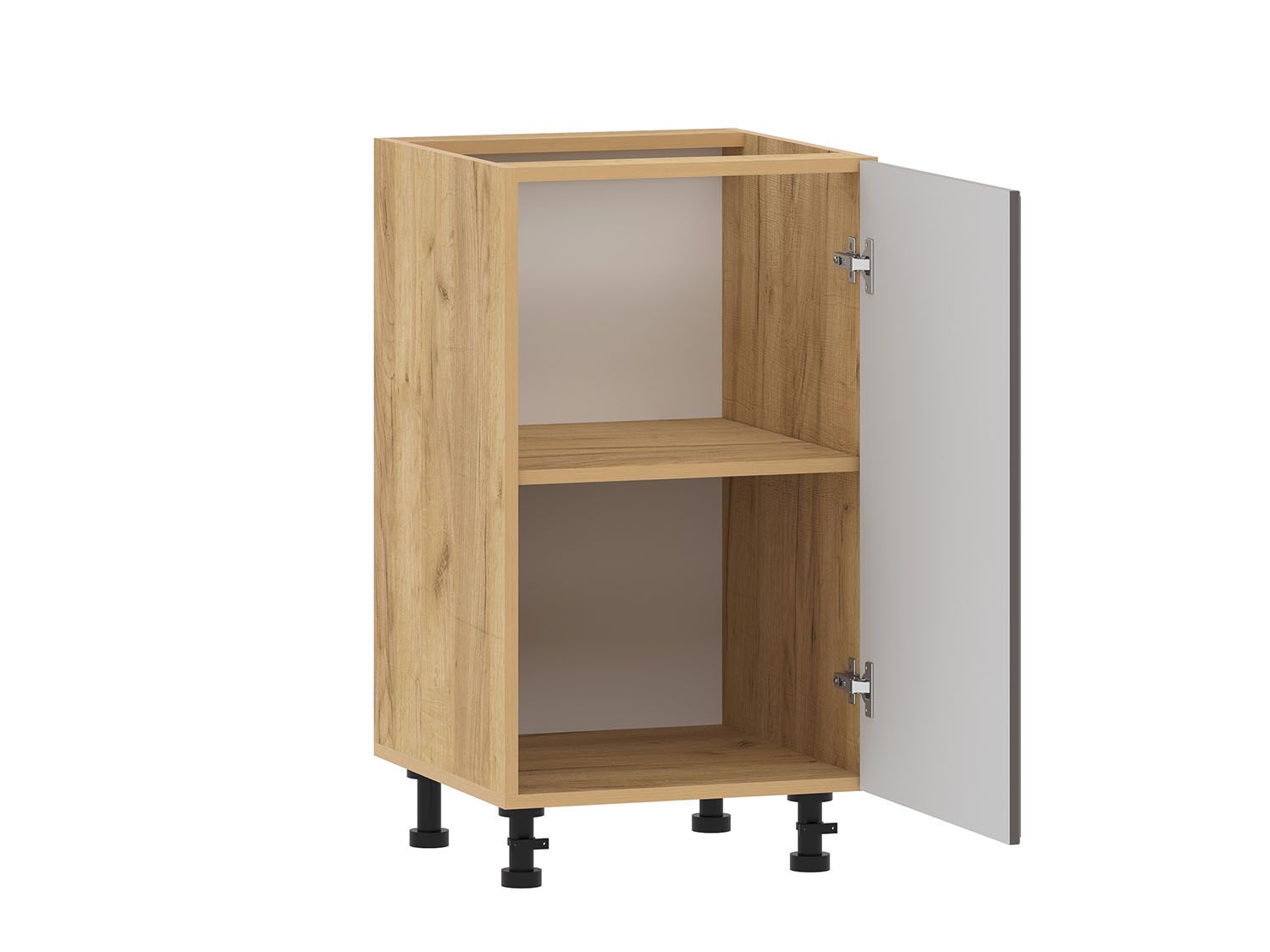 Вокс 100.01 тумба кухонная (450) Дуб Крафт золотой / Графит