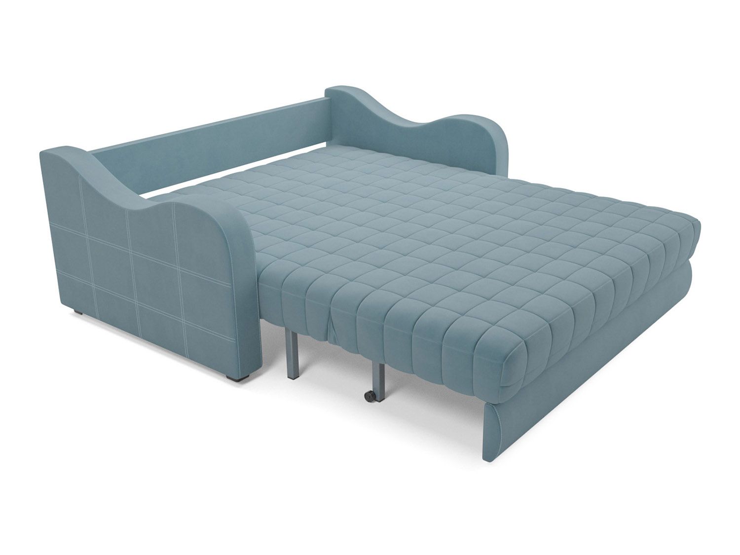 Диван Аккордеон Барон №4 Голубой Luna 089