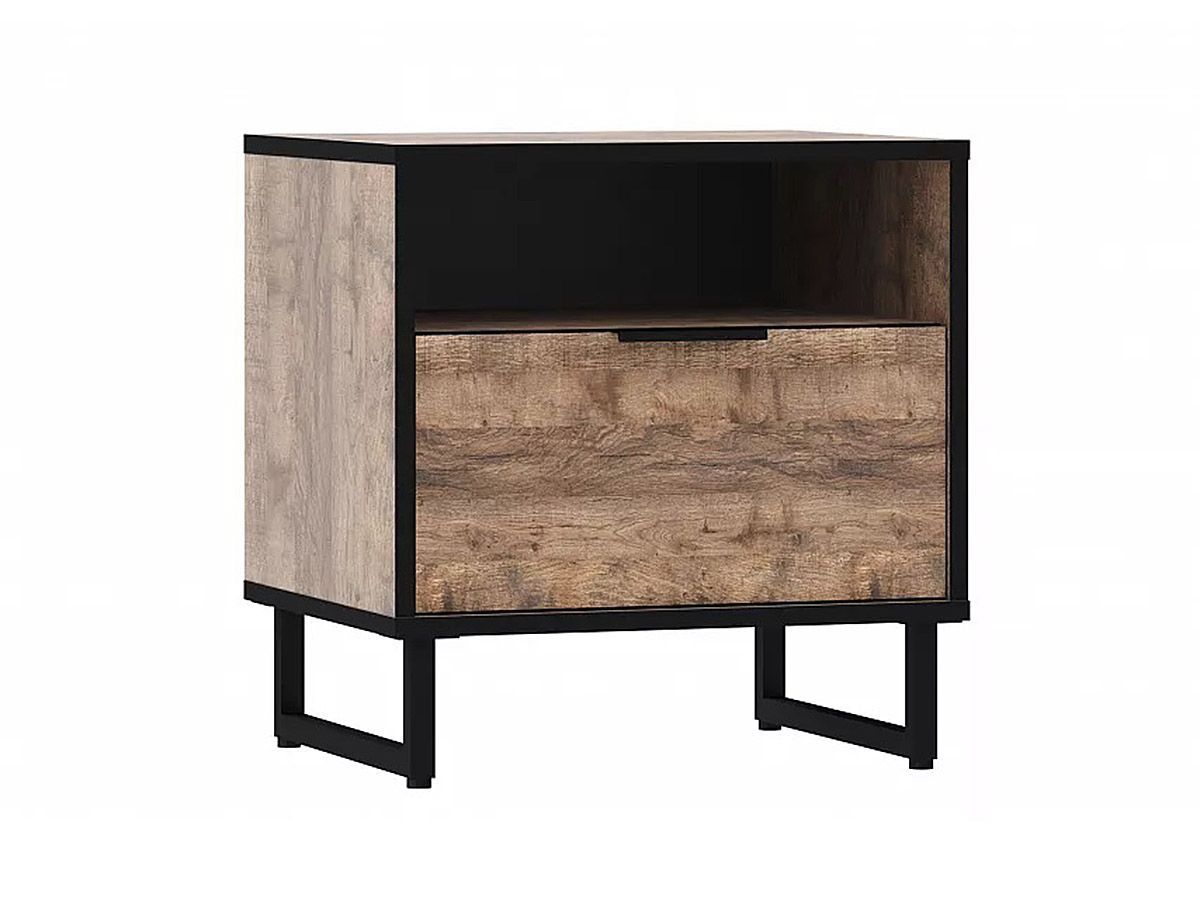 НМ 011.36 тумба прикроватная Фолк Дуб Гранж песочный