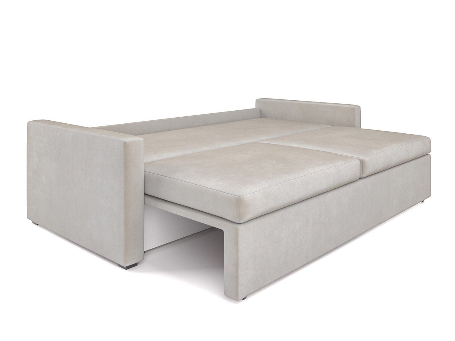 Диван Поло бархат бежевый STAR VELVET 6 LIGHT Beige