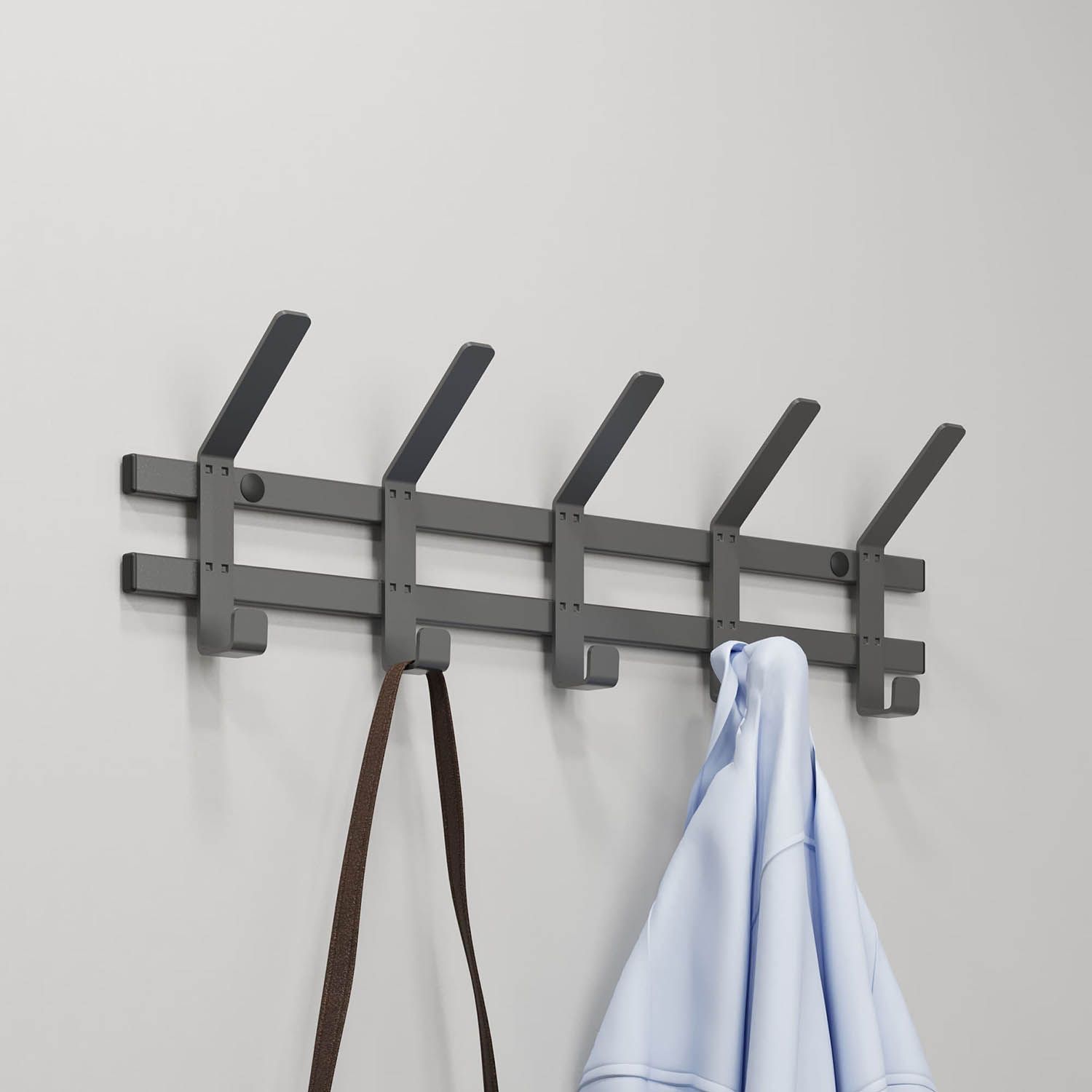 Вешалка настенная Торонто 5 Графит
