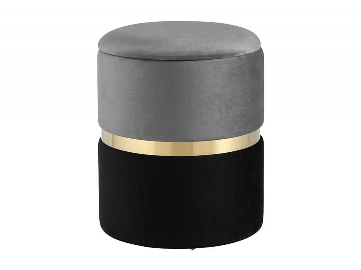 Пуф Аризона Серо-Черный-Золото
