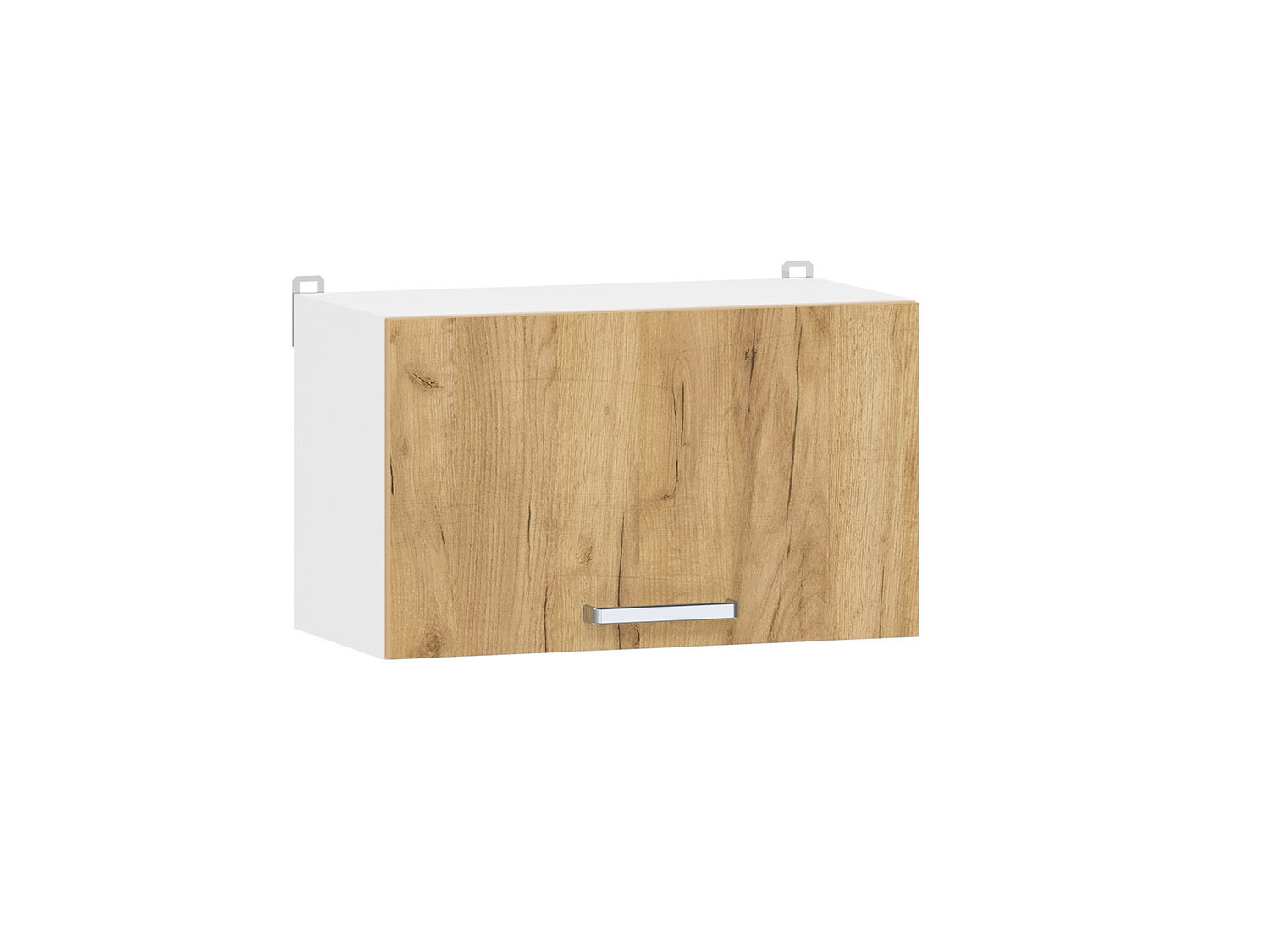 Борги 100.38 600 шкаф навесной / Белый/Дуб Крафт золотой