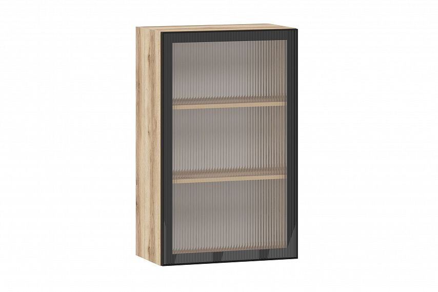 Moru шкаф навесной 100.82.600 / Дуб делано/Черный