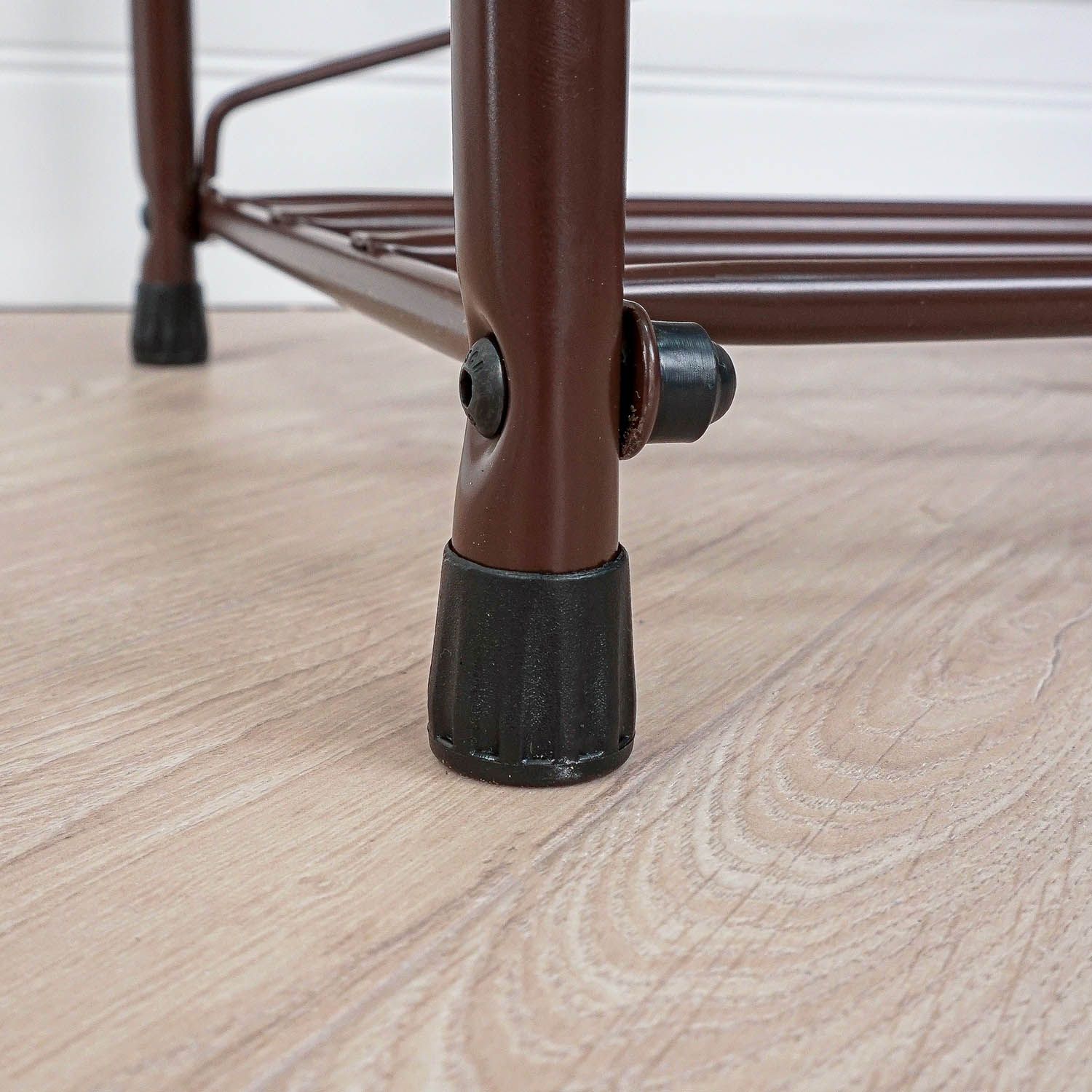 Подставка для обуви Альфа 23 с сиденьем Коричневый