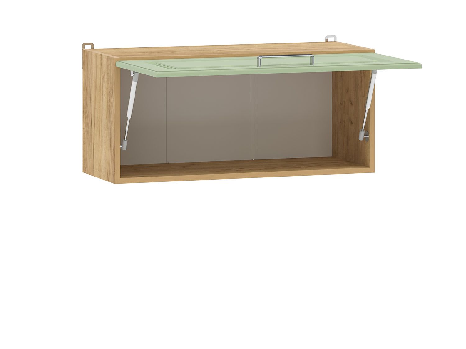 Вокс 100.38 шкаф навесной (800) Дуб Крафт золотой / Фисташка