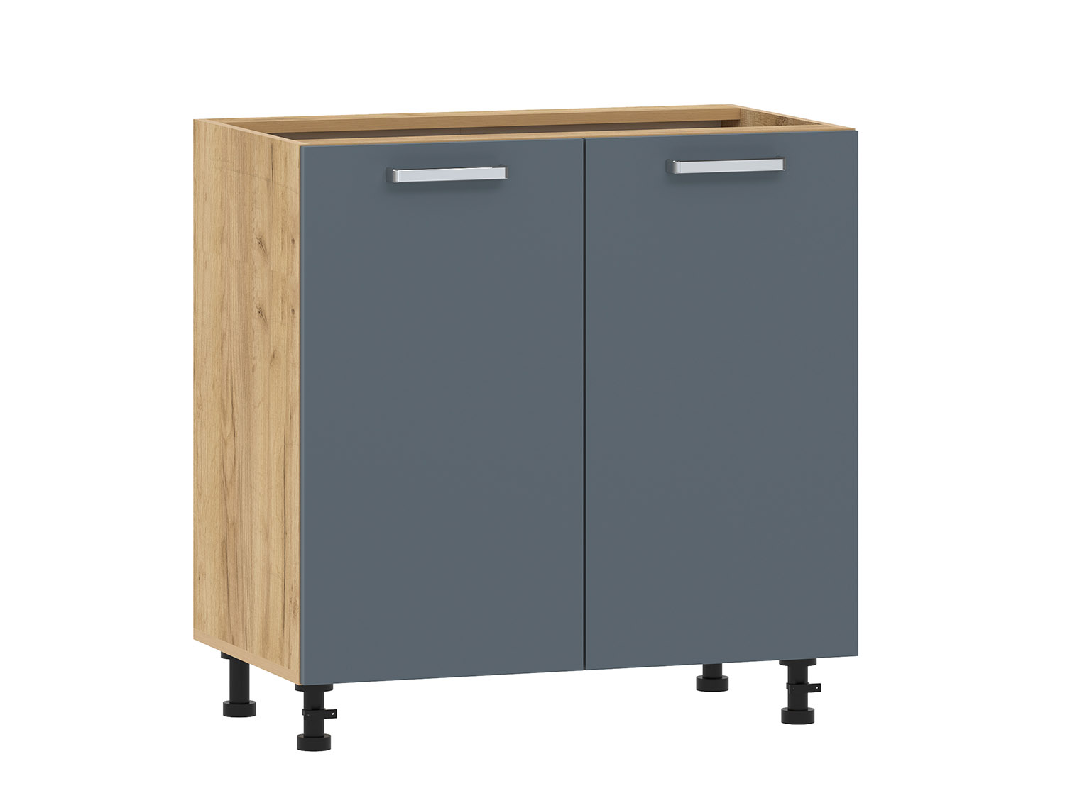 Борги 100.02 800 тумба кухонная / Дуб Крафт золотой/Маренго