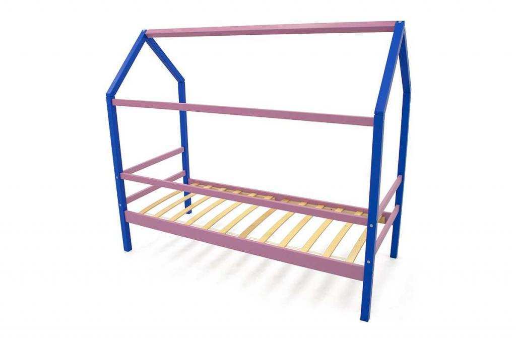 Детская кровать-домик Бельмарко Svogen синий-лаванда