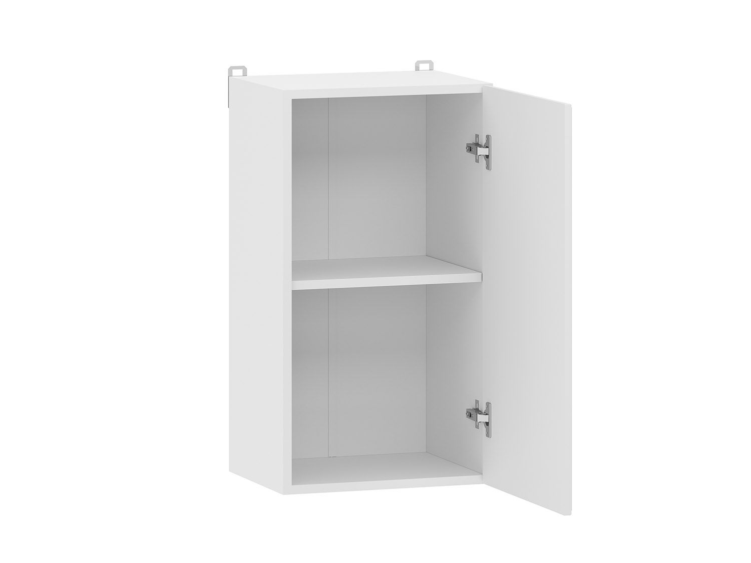 Вокс 100.30 шкаф навесной (400) Белый / Меренга