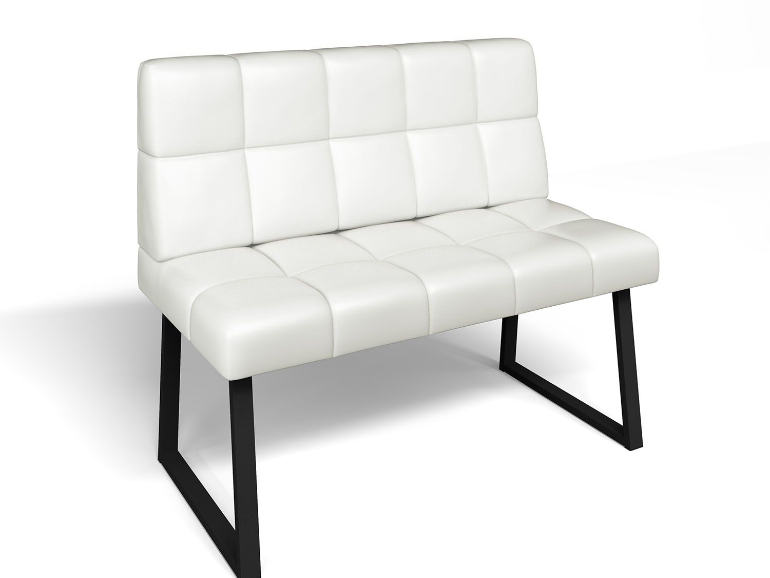 Кухонный диван Реал МД 1100 Милк/Черный муар