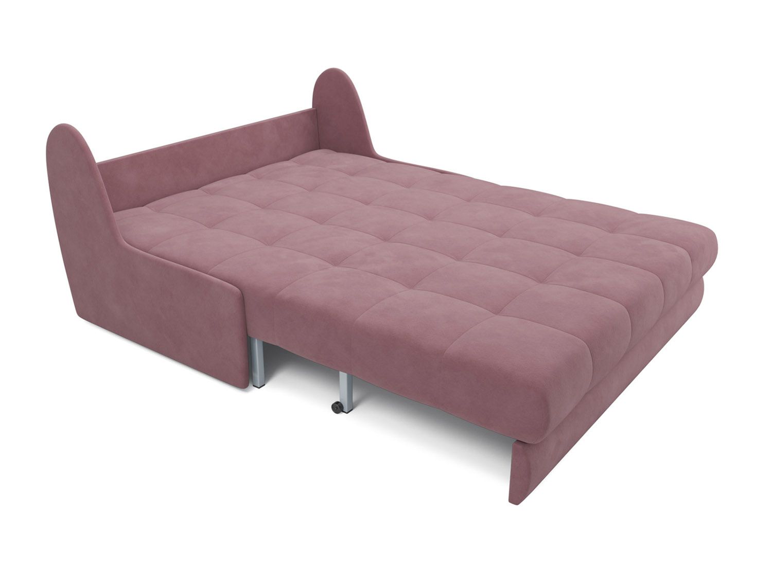 Диван Аккордеон Барон №2 велюр пудра НВ-178 18