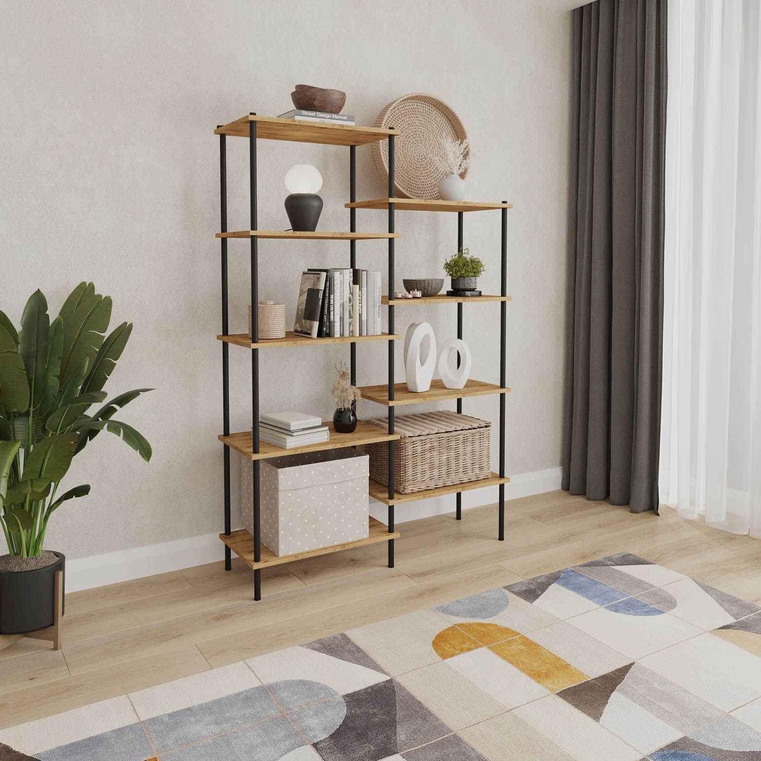 Система стеллажей 49 НеШкаф Черный