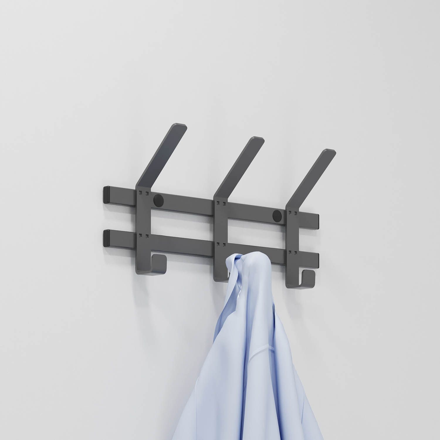 Вешалка настенная Торонто 3 Графит