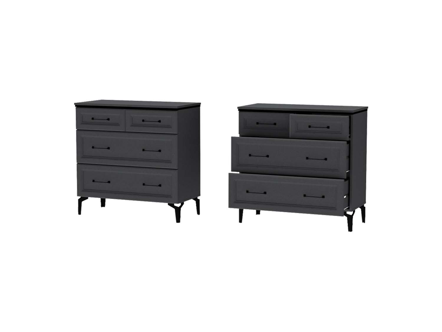 Шарм комод К-1 - Антрацит рамка