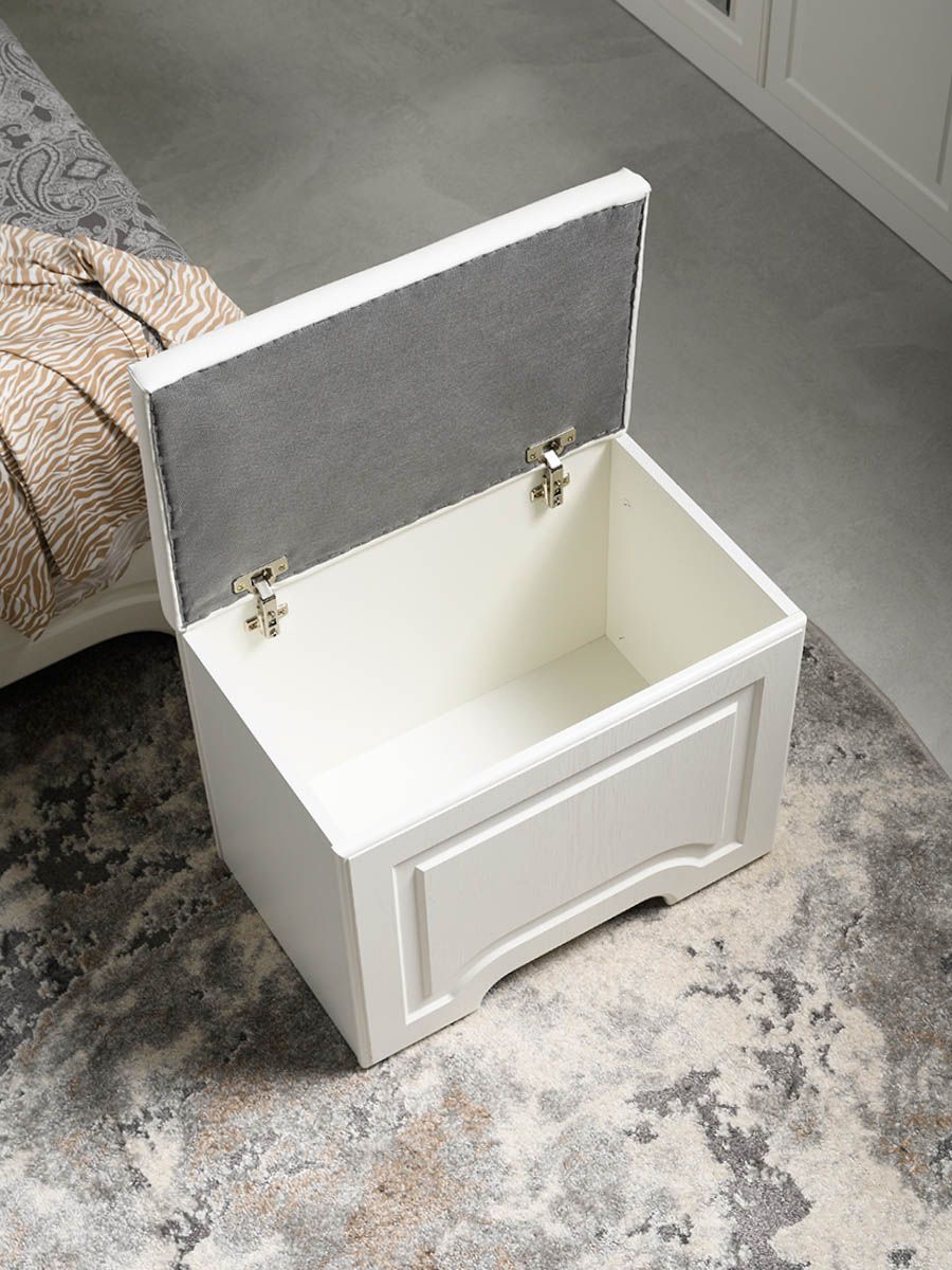 Ливерпуль Пуф 14.02 Белый/Ясень ваниль/кз.Белый