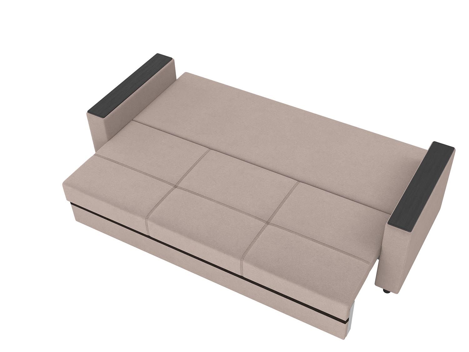 Смарт диван-кровать 3-х мест / велюр Parma 10 капучино