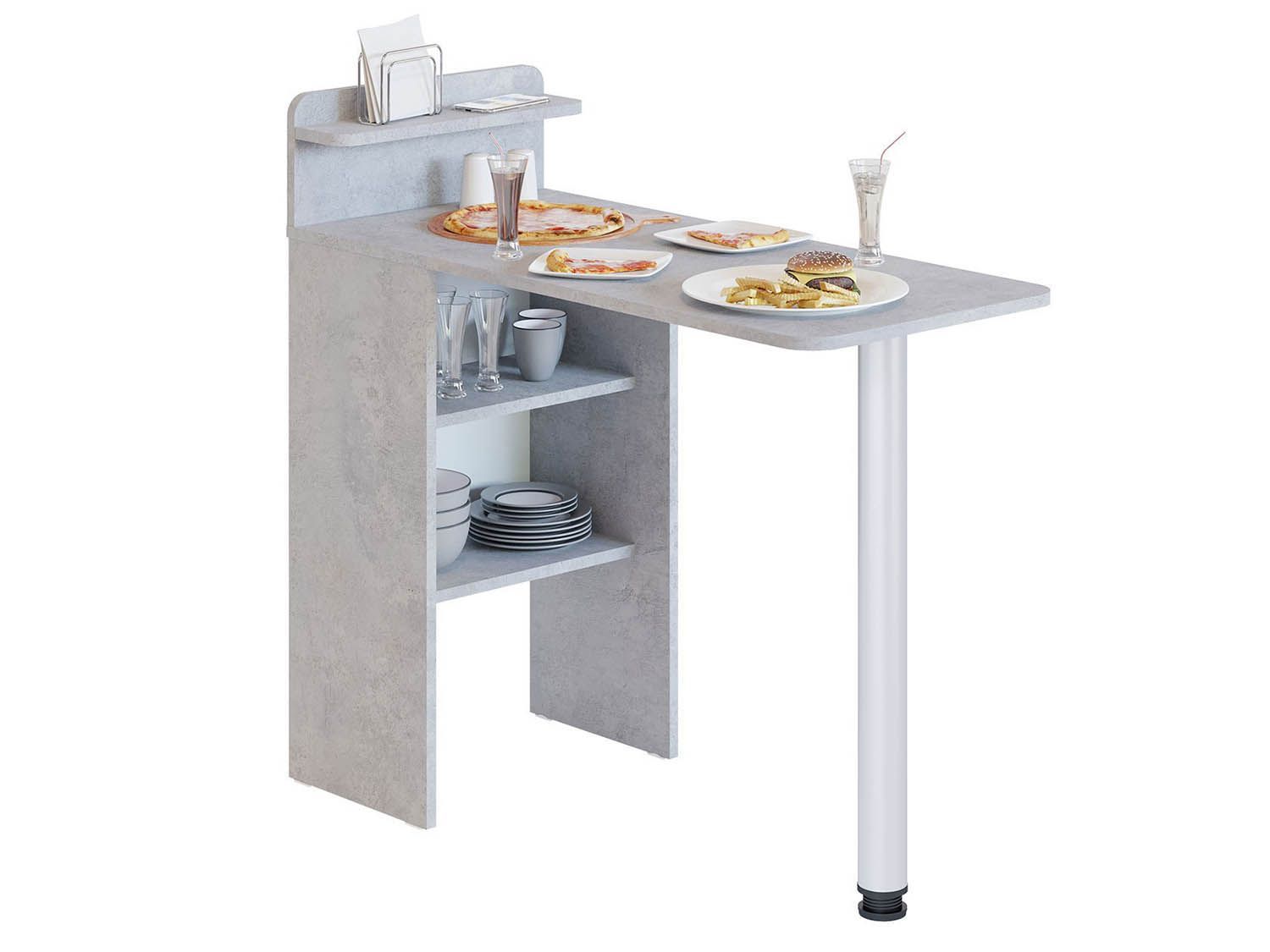 Стол раскладной СП-19 Бетон