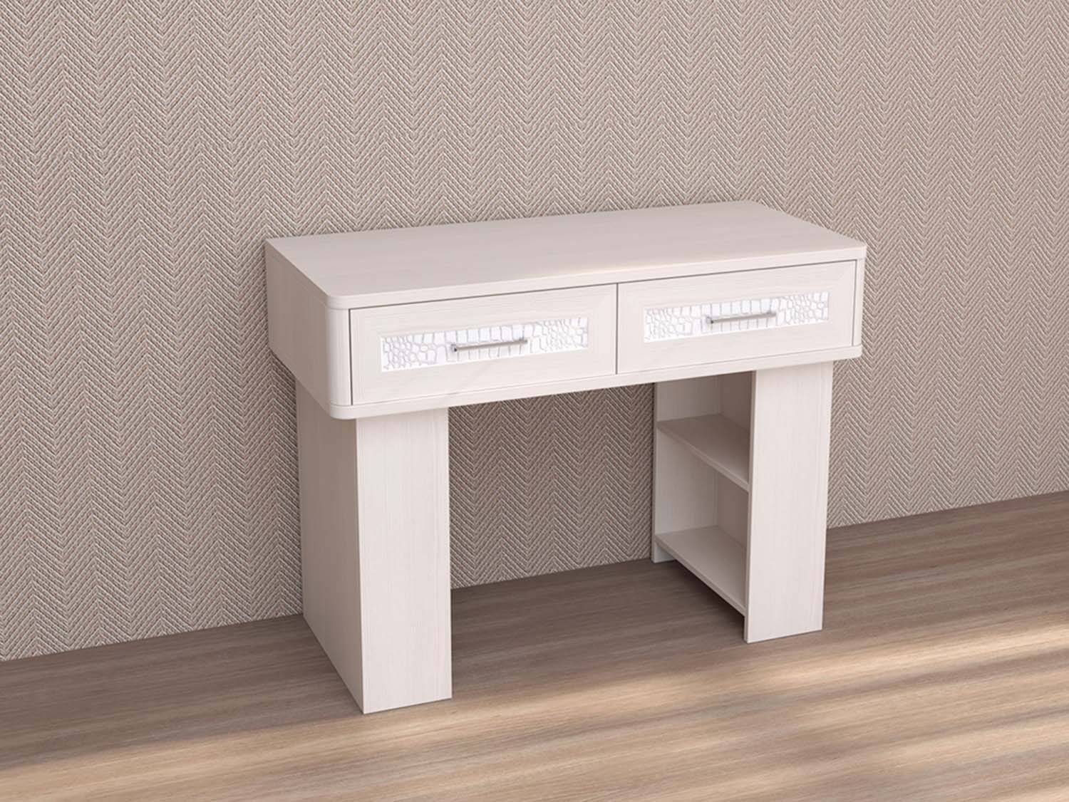 Кэт 4 стол туалетный - Бодега белая/Кайман белый